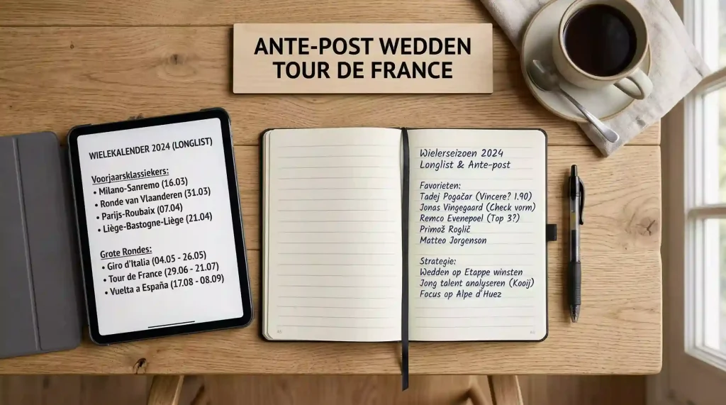 Uitleg over ante-post wedden op de Tour de France voor de start